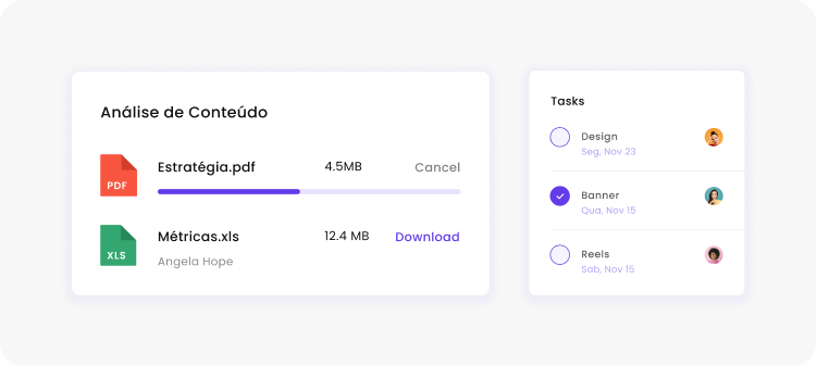 Conteúdo de marketing em sistema clínico para psicólogos para organização de materiais institucionais e informativos
