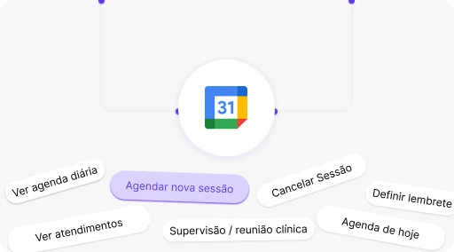 Integração com Google Calendar em sistema clínico para psicólogos para agendamento automático de sessões